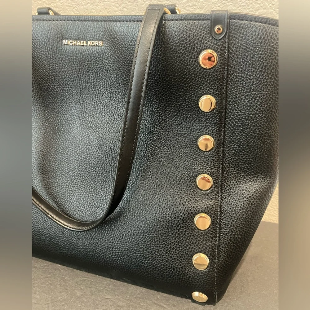 Michael Kors Holly Large Black Tote Bag